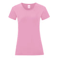 Rose pâle - Front - Fruit Of The Loom - T-shirt manches courtes ICONIC - Femme