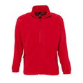 Rouge - Front - SOLS - Veste polaire NORTH - Homme