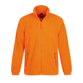 Orange - Front - SOLS - Veste polaire NORTH - Homme