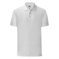 Blanc - Front - Fruit Of The Loom - Polo ICONIC - Hommes