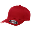 Rouge - Front - Flexfit - Casquette peignée WOOLY - Unisexe