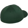 Vert foncé - Back - Flexfit - Casquette peignée WOOLY - Unisexe