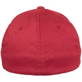 Rose foncé - Back - Flexfit - Casquette peignée WOOLY - Unisexe