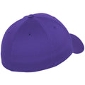 Violet - Back - Flexfit - Casquette peignée WOOLY - Unisexe