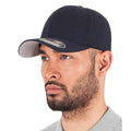 Bleu marine foncé - Back - Flexfit - Casquette peignée WOOLY - Unisexe