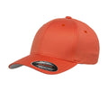 Orange sanguine - Front - Flexfit - Casquette peignée WOOLY - Unisexe