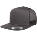 Gris foncé - Front - Flexfit - Casquette de camionneur classique -