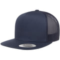 Bleu marine - Front - Flexfit - Casquette de camionneur classique -