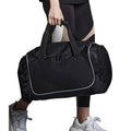 Noir - Gris clair - Back - Quadra - Sac de sport TEAMWEAR