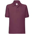 Bordeaux - Front - Fruit Of The Loom - Polo manches courtes - Unisexe