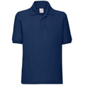 Bleu marine - Front - Fruit Of The Loom - Polo manches courtes - Unisexe