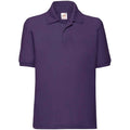 Violet - Front - Fruit Of The Loom - Polo manches courtes - Unisexe