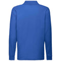 Bleu roi - Back - Fruit Of The Loom - Polo manches longues - Unisexe