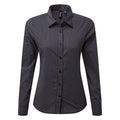 Noir - Gris acier - Front - Premier - Chemisier MAXTON - Femme