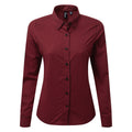 Noir - rouge - Front - Premier - Chemisier MAXTON - Femme