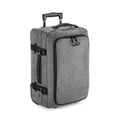 Gris chiné - Front - Bagbase - Bagage à main à roulettes ESCAPE CARRY-ON - Adulte