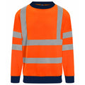 Orange - bleu marine - Front - PRO RTX - Sweat - Homme