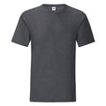 Gris foncé chiné - Front - Fruit Of The Loom - T-shirt ICONIC - Hommes