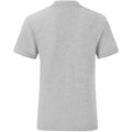 Gris clair - Back - Fruit Of The Loom - T-shirt ICONIC - Hommes