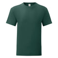 Vert foncé - Front - Fruit Of The Loom - T-shirt ICONIC - Hommes