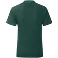 Vert foncé - Back - Fruit Of The Loom - T-shirt ICONIC - Hommes