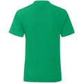 Vert - Back - Fruit Of The Loom - T-shirt ICONIC - Hommes