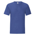 Bleu roi chiné - Front - Fruit Of The Loom - T-shirt ICONIC - Hommes