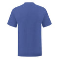 Bleu roi chiné - Back - Fruit Of The Loom - T-shirt ICONIC - Hommes