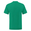 Vert chiné - Back - Fruit Of The Loom - T-shirt ICONIC - Hommes