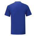 Bleu - Back - Fruit Of The Loom - T-shirt ICONIC - Hommes