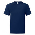 Bleu marine - Front - Fruit Of The Loom - T-shirt ICONIC - Hommes