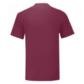 Bordeaux - Back - Fruit Of The Loom - T-shirt ICONIC - Hommes