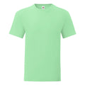 Vert pâle - Front - Fruit Of The Loom - T-shirt ICONIC - Hommes