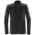 Noir - Bleu vif - Front - Stormtech - Haut polaire PULSE - Homme