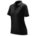 Noir - Anthracite - Close up - Stormtech - Polo ENDURANCE HD - Femme