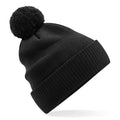 Noir - Front - Beechfield - Bonnet SNOWSTAR