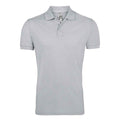 Gris - Front - SOLS - Polo manches courtes PRIME - Homme