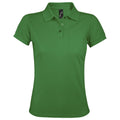 Vert - Front - SOLS - Polo manches courtes PRIME - Femme