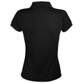 Noir - Back - SOLS - Polo manches courtes PRIME - Femme