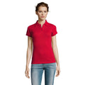 Rouge - Side - SOLS - Polo manches courtes PRIME - Femme