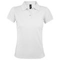 Blanc - Front - SOLS - Polo manches courtes PRIME - Femme