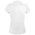 Blanc - Back - SOLS - Polo manches courtes PRIME - Femme