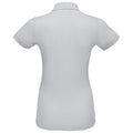 Gris - Back - SOLS - Polo manches courtes PRIME - Femme