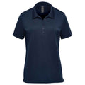 Bleu marine - Front - Stormtech - Polo TREELINE - Femme