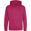 Rose vif - Front - Awdis - Sweat à capuche - Enfant