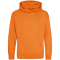 Orange vif - Front - Awdis - Sweat à capuche - Enfant