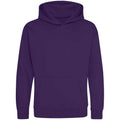 Violet - Front - Awdis - Sweat à capuche - Enfant