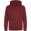 Rouge piment - Front - Awdis - Sweat à capuche - Enfant