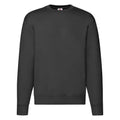 Noir - Front - Fruit of the Loom - Sweat PREMIUM - Homme