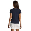 Bleu marine - Back - SOLS - T-shirt IMPERIAL - Femme